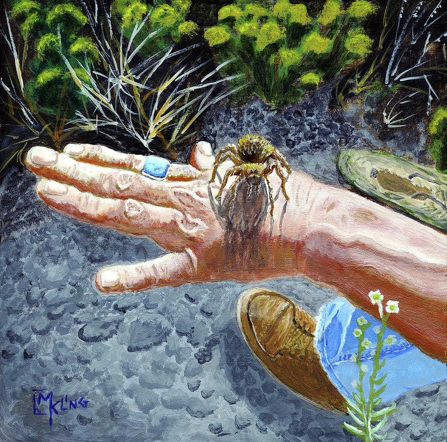 Helping Hand Painting by Mike Kling