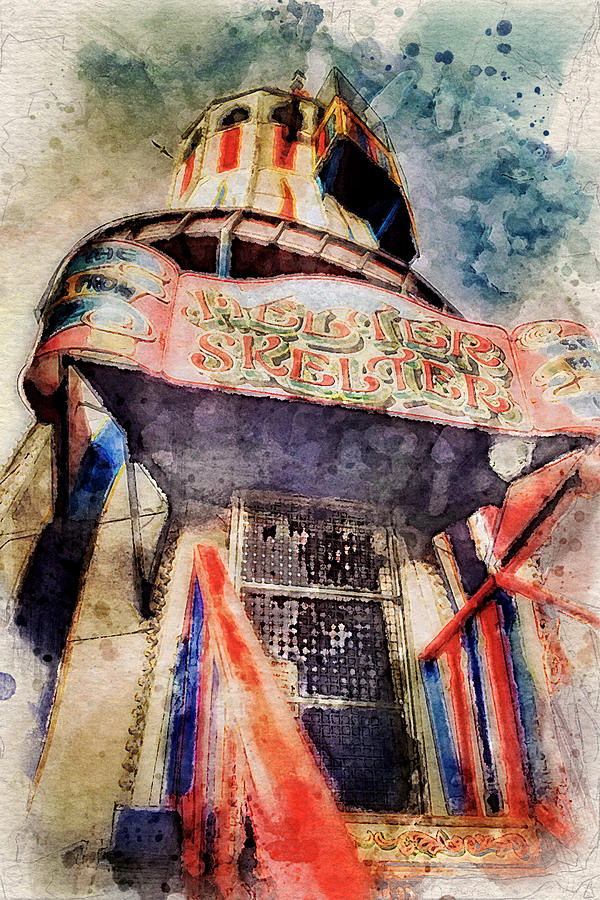 Pier Photograph - Helterskelter by Paul Tyzack