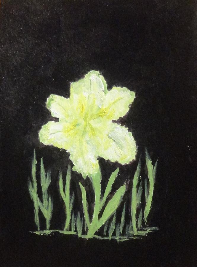 Hemerocallis Day Lily  Painting by Rosie Foshee