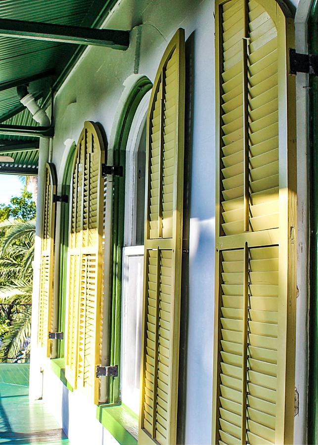Hemingway Home Shutters Photograph by Mary Pille
