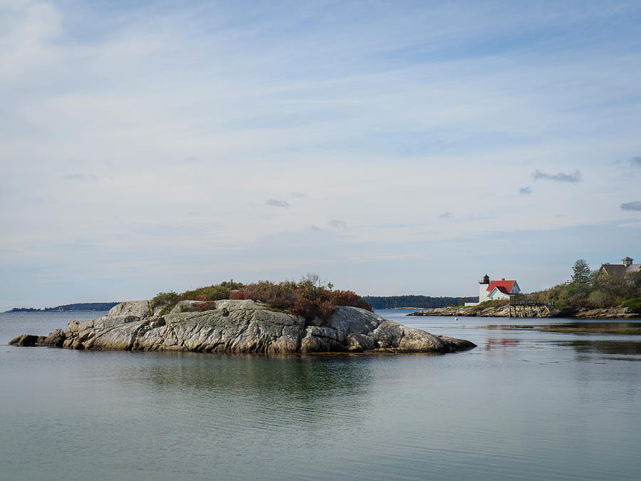 Hendricks Head Lighthouse Southport Island Maine Photograph by Mary Lee Dereske