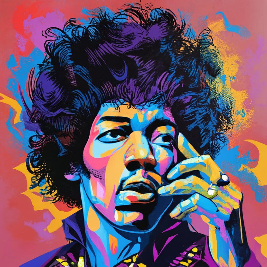 Hendrix Vibe Painting