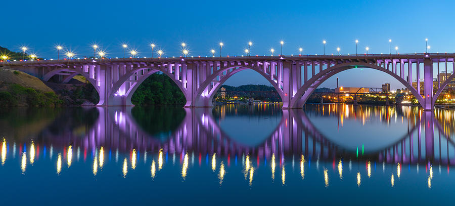 Henley Bridge in Knoxville TN 4 Photograph by Mike McGlothlen