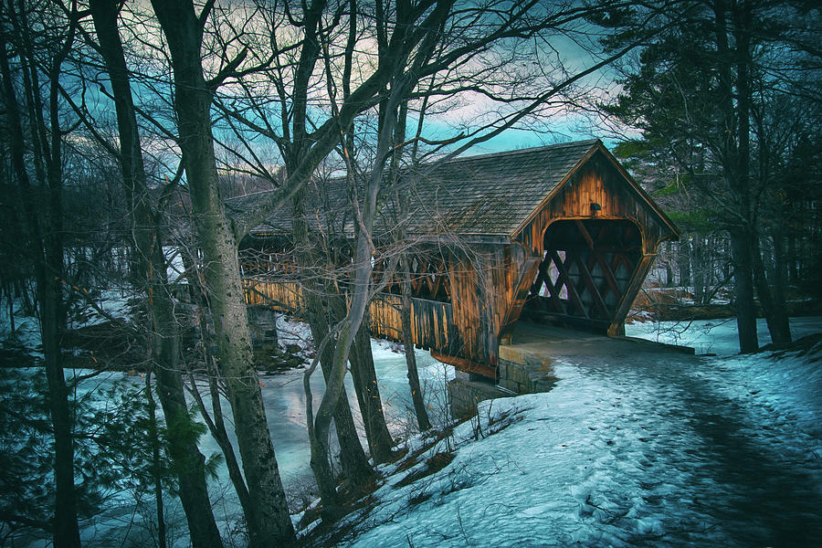 Henniker Covered Bridge - Henniker, NH Photograph by Joann Vitali
