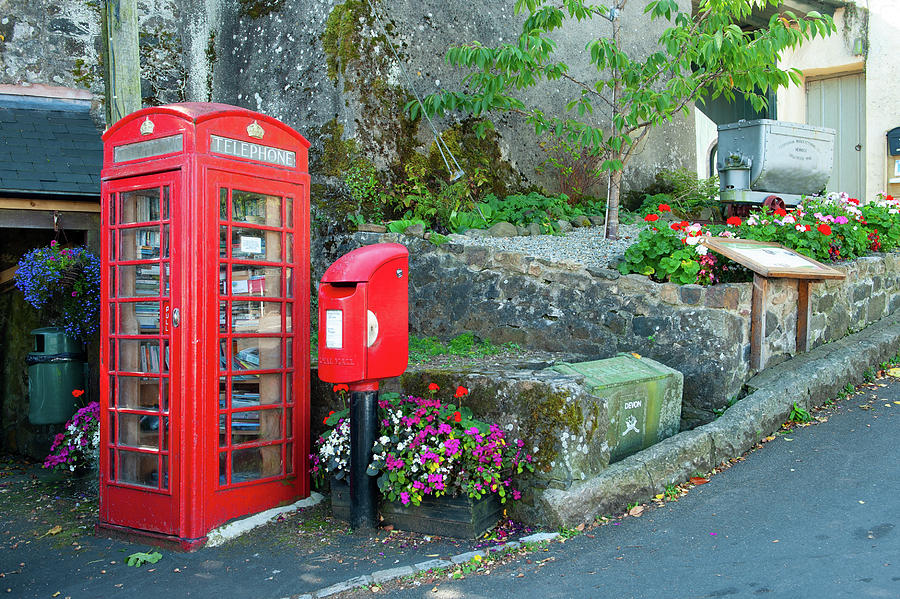 Hennock Red Telephone Box Dartmoor Photograph