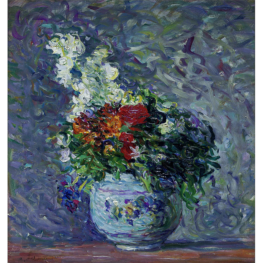 Henri Lebasque 1865 1937 VASE OF FLOWERS Painting by Artistic Rifki ...