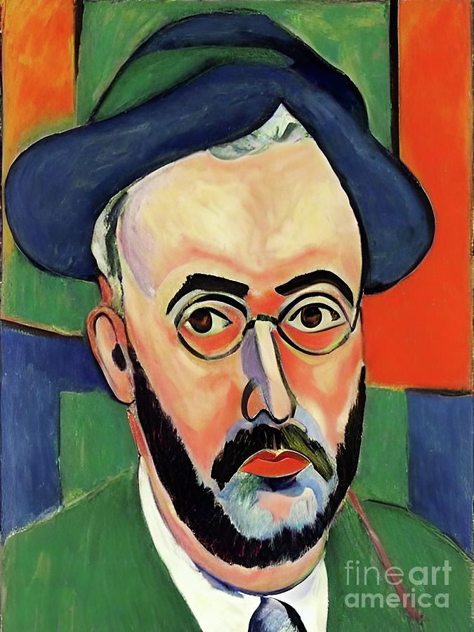 Henri Matisse expressionist portrait Digital Art by Christina Fairhead