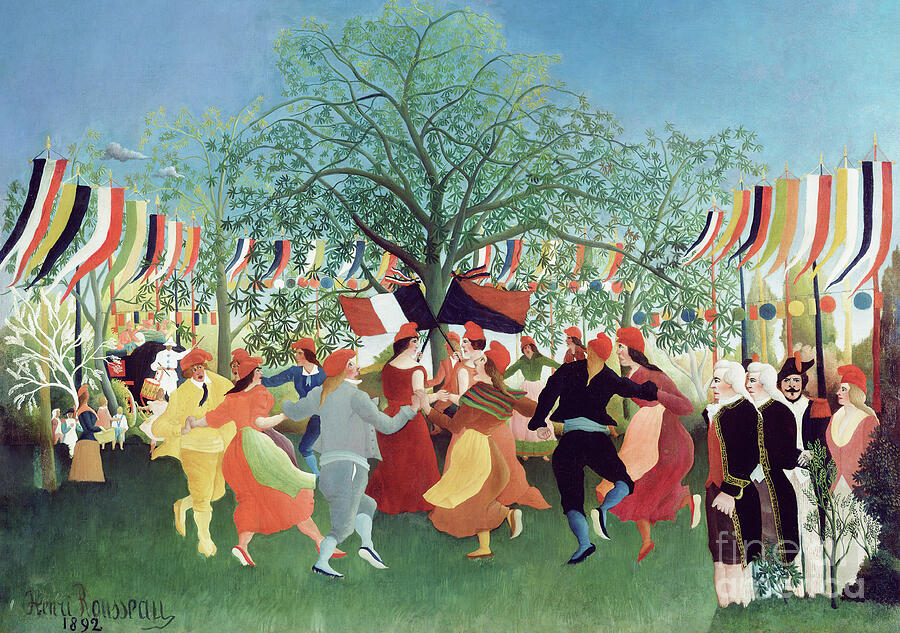 Henri Rousseau a Centennial of Independence Painting by - Henri Rousseau