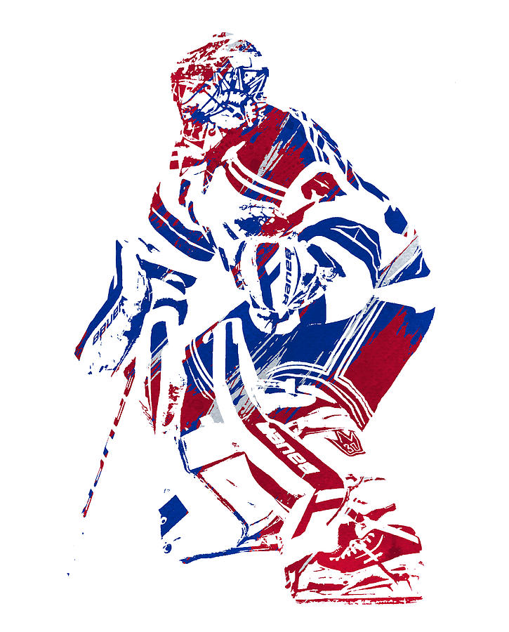 Henrik Lundqvist Photographic Print for Sale by Draws Sports