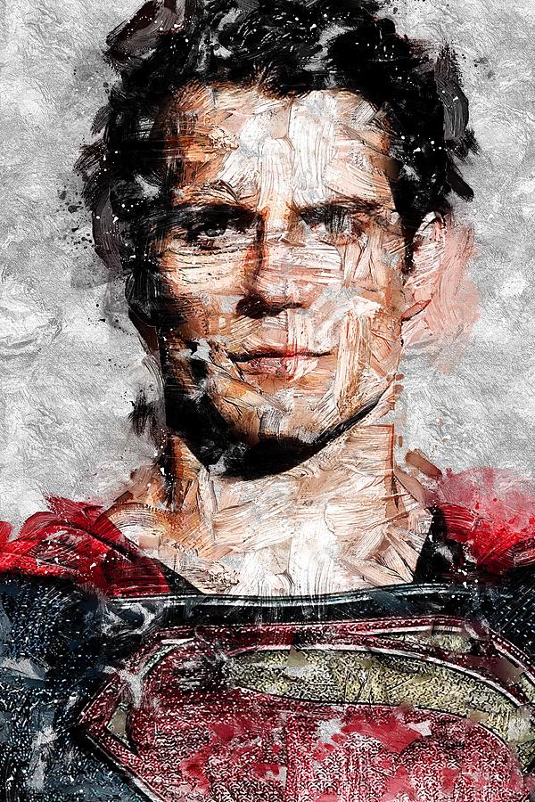 Henry Cavill Digital Art by Michael Earch | Pixels