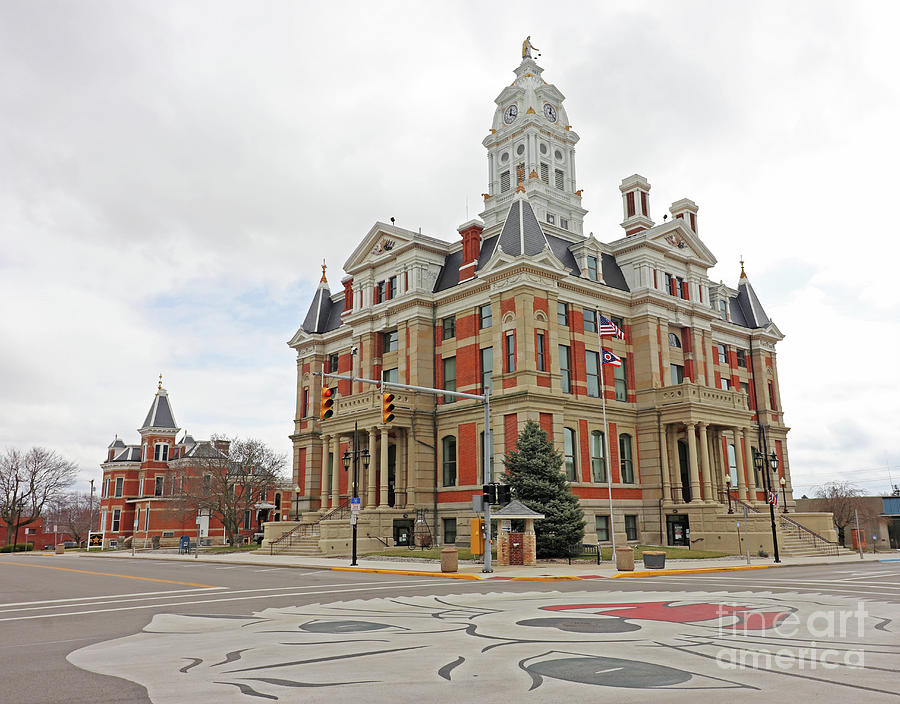 Henry County Courthouse Napoleon Ohio 3532 Photograph by Jack Schultz