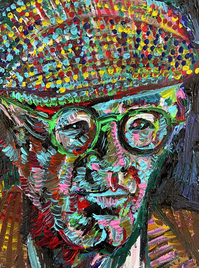 HENRY MILLER acrylic portrait .1 Painting by Fabrizio Cassetta - Fine ...