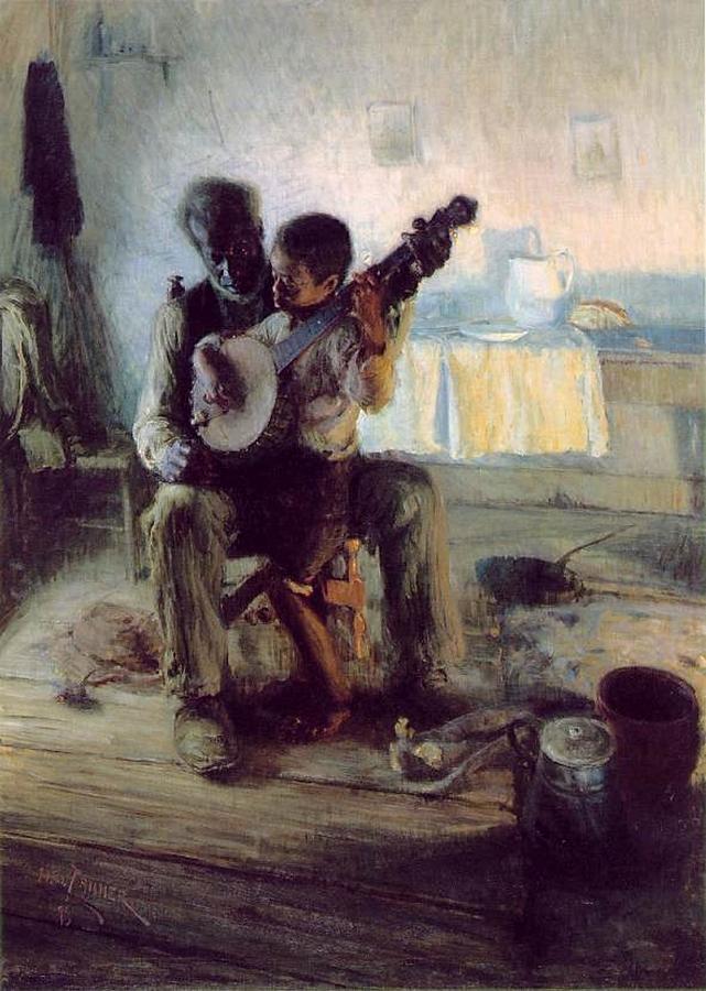 Henry Ossawa Tanner - The Banjo Lesson Painting by Les Classics
