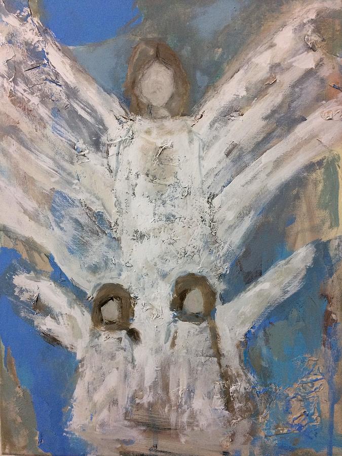 Angels Painting - Her Children Call Her Blessed by Candace Thomas