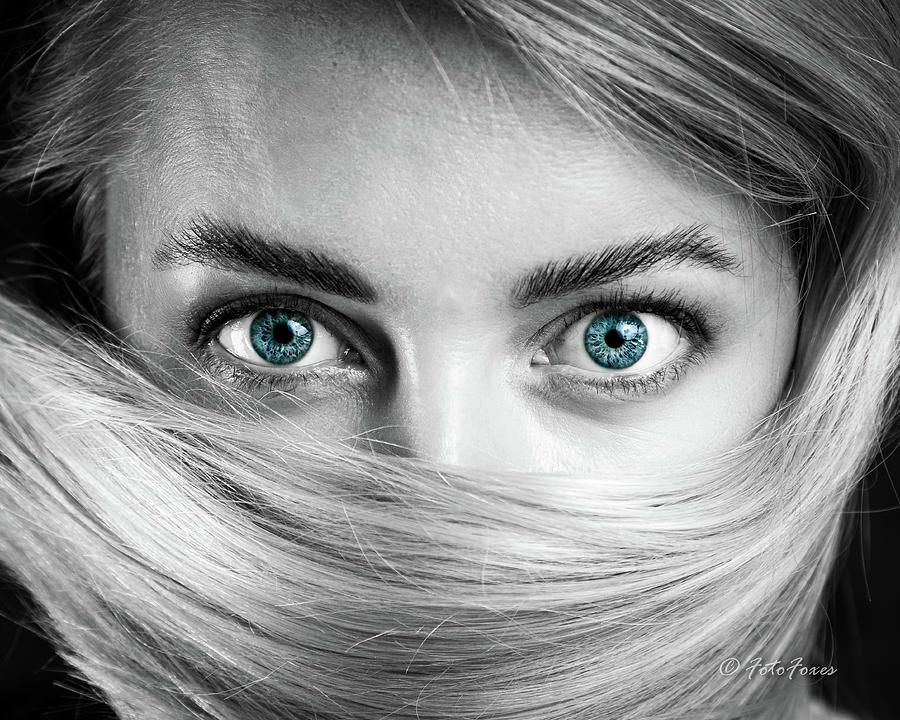 Her Eyes Photograph by Alexander Fedin