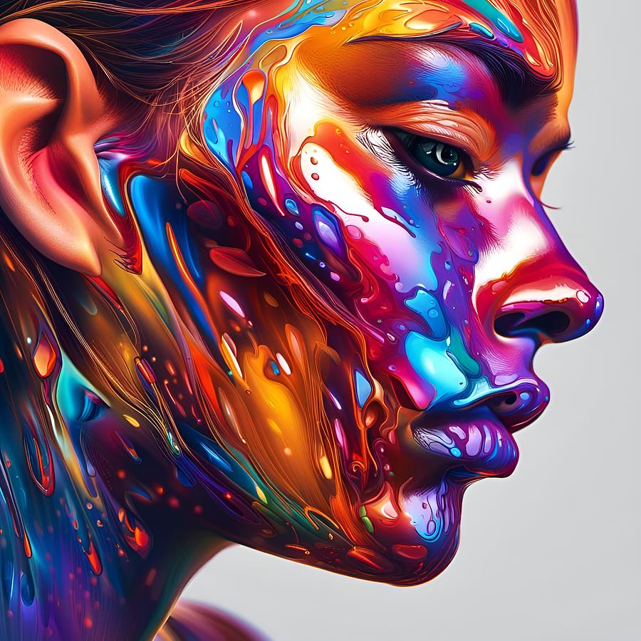 Her Face Digital Art by Michael Perzel - Fine Art America