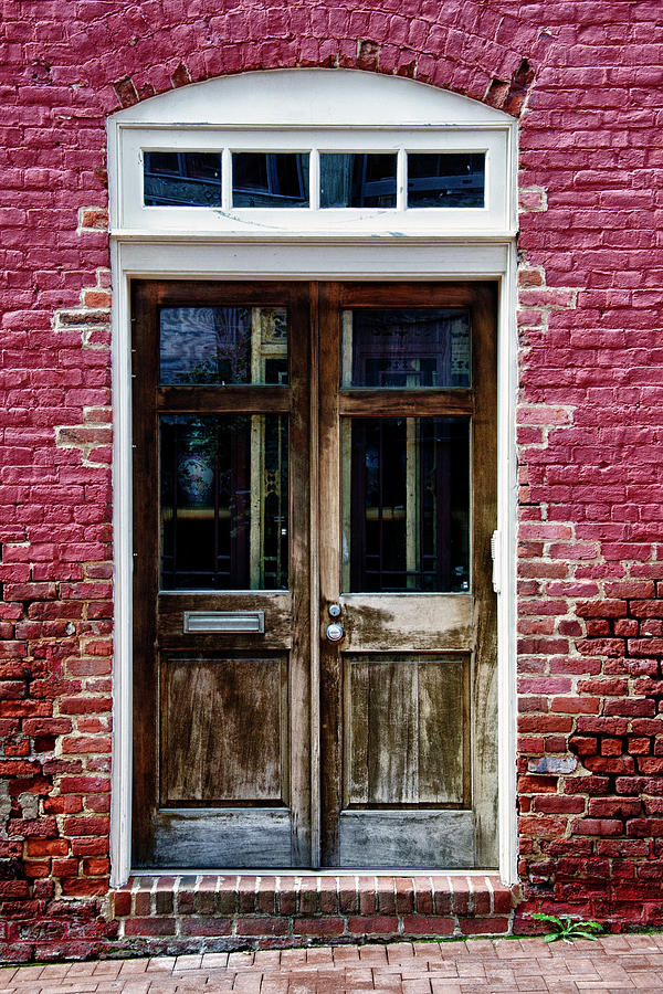 Her Love Behind Old Doors Photograph by Anthony M Davis