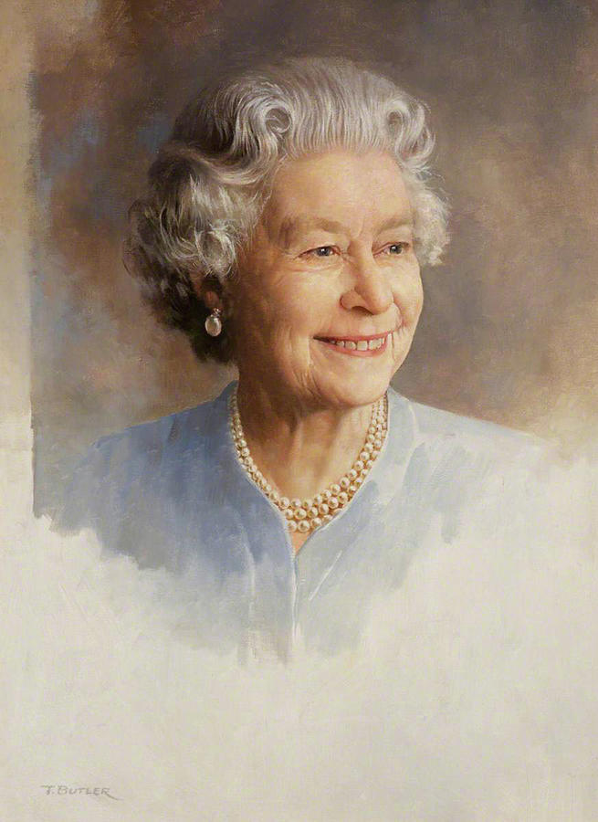 Her Majesty Queen Elizabeth II Digital Art by Gwen Lewis - Fine Art America