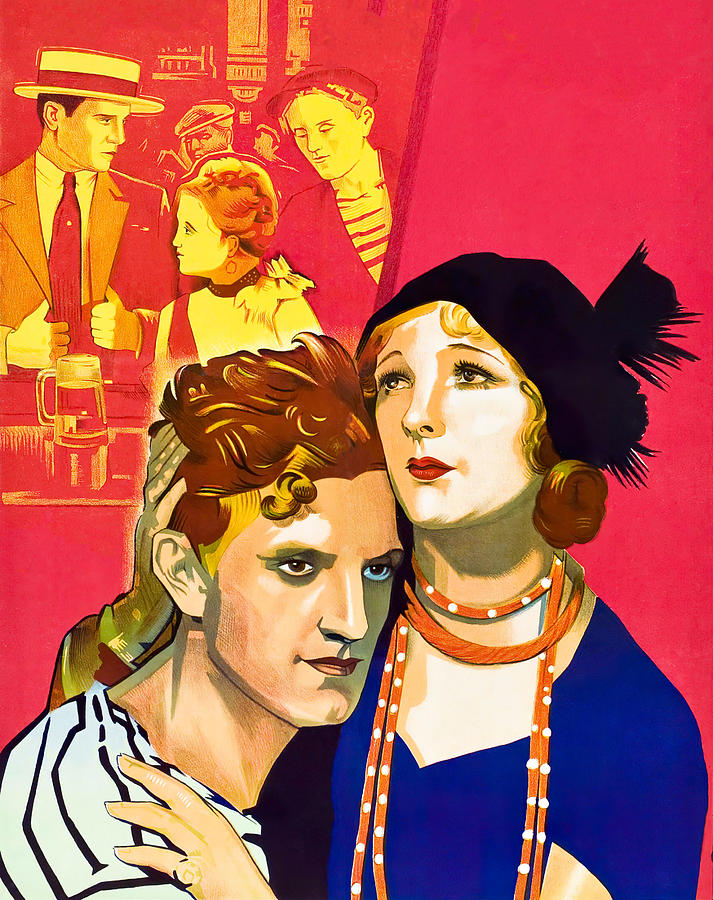 Vintage Painting - Her Man, 1930, movie poster painting by Movie World Posters