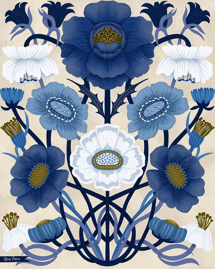 Flower Digital Art - Hera by Nina Pace
