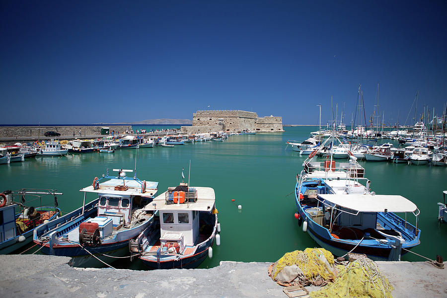 Heraklion Port Photograph by Rich S