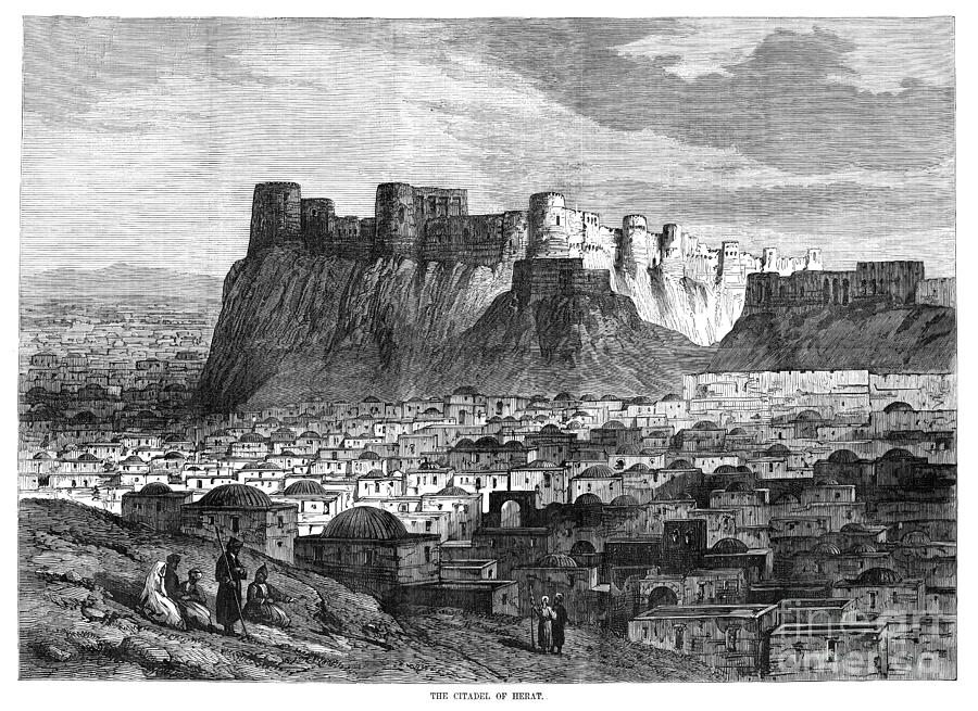 Herat, Afghanistan, 1879 Drawing by Granger
