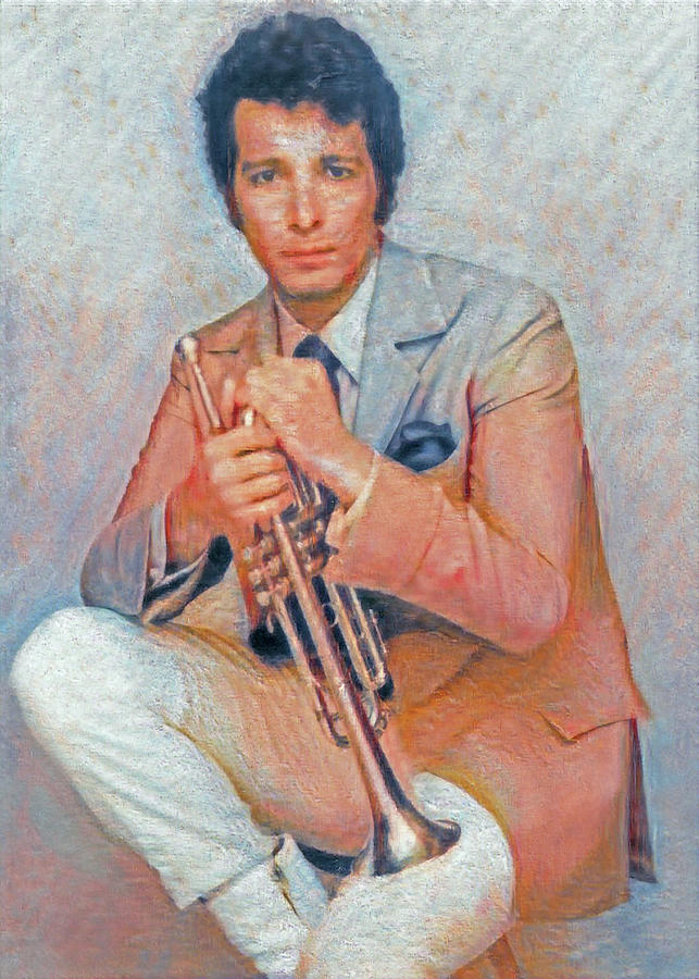 Herb Alpert 1968 Painting by David Lloyd Glover