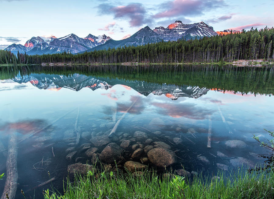 Herbert Lake in Banff Park Photograph by Jon Glaser