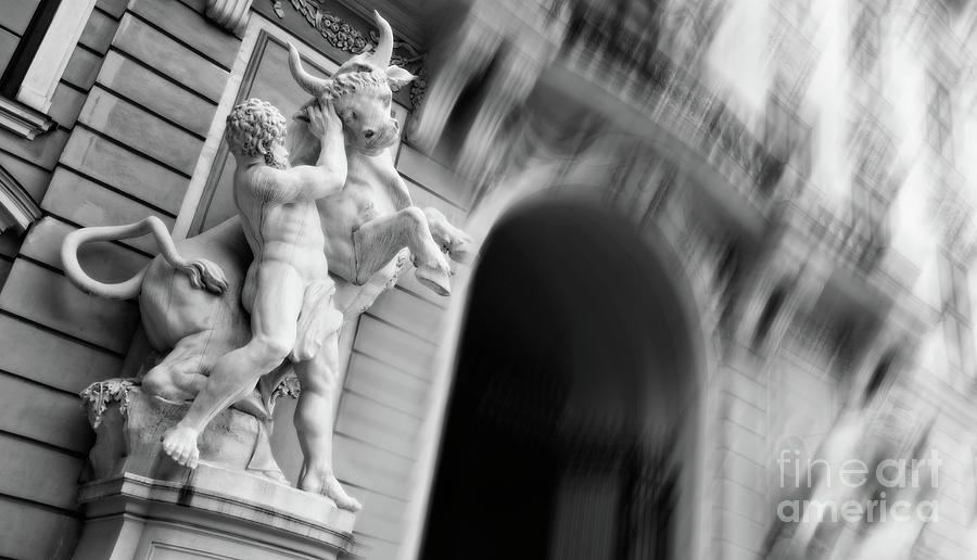 Hercules And Bull, Hofburg Imperial Palace, Vienna Photograph by Philip Preston