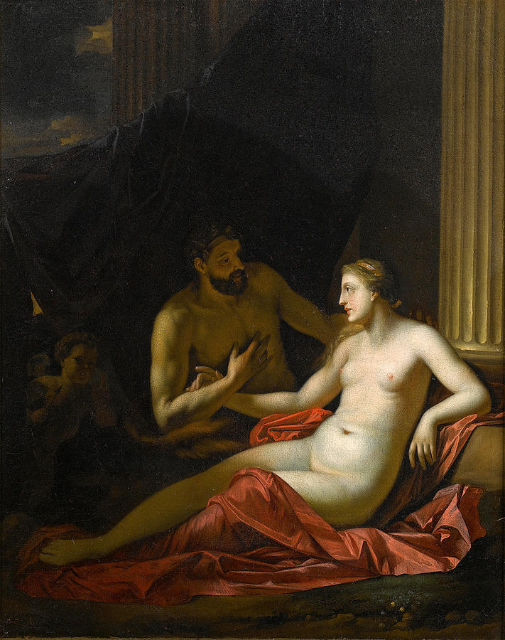 Hercules and Deianeira Painting by Studio of Adriaen van der Werff