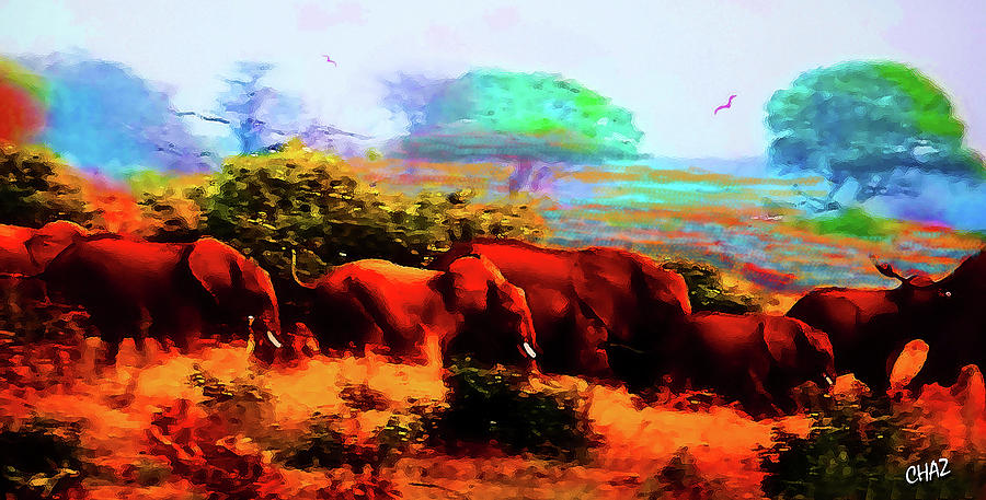 Herd Immunity Painting by CHAZ Daugherty