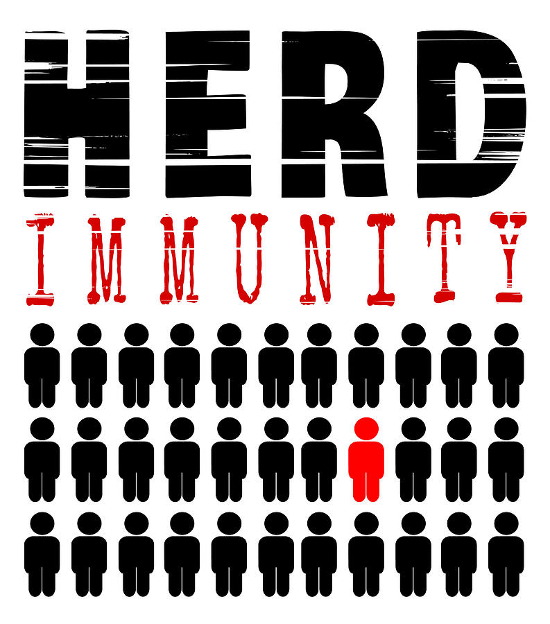 Herd immunity Drawing by Smodj