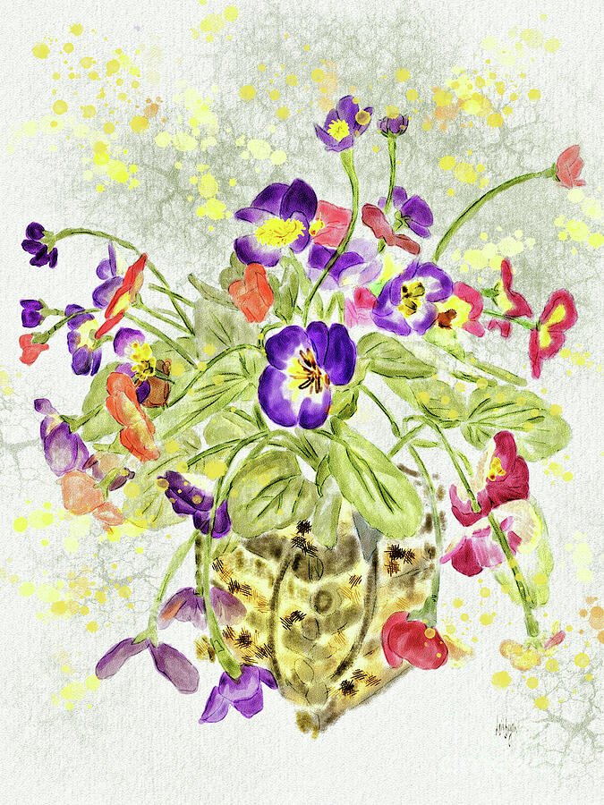 Here Comes Spring Digital Art by Lois Bryan