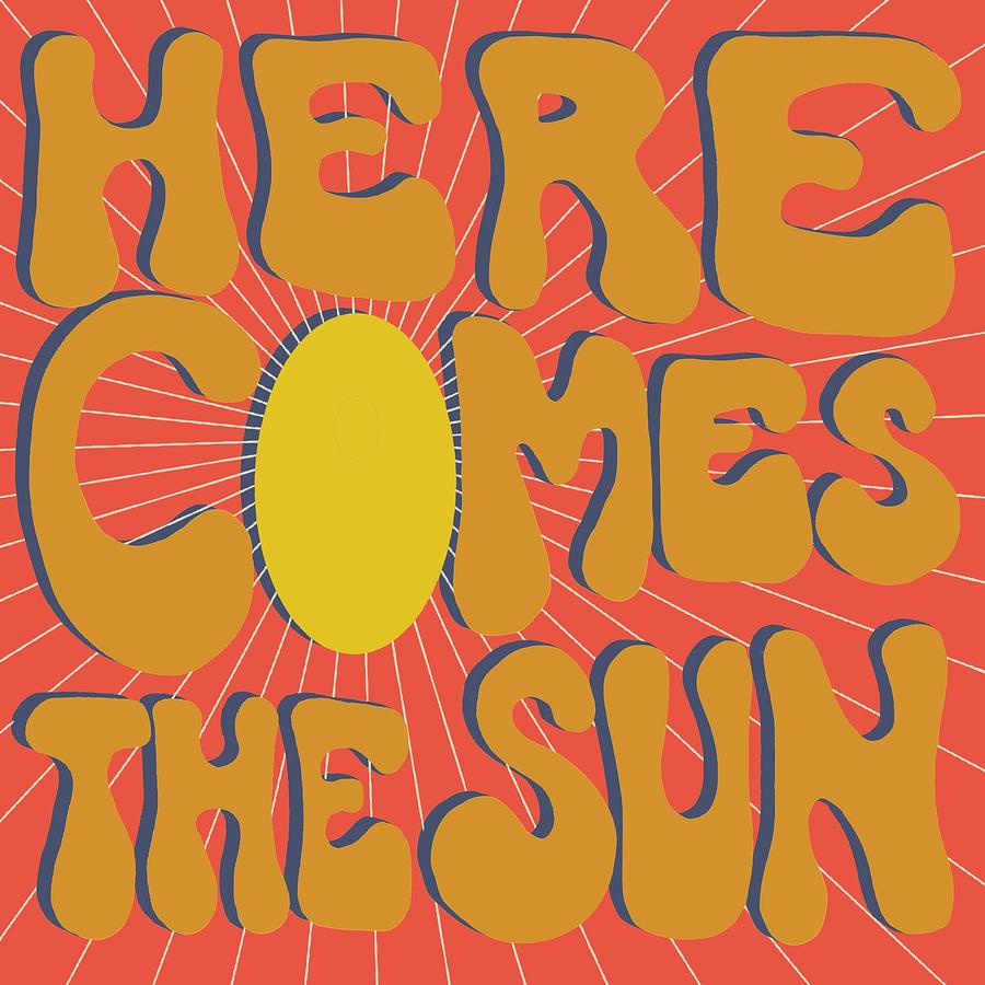 Here Comes the Sun Painting by Blenda Studio