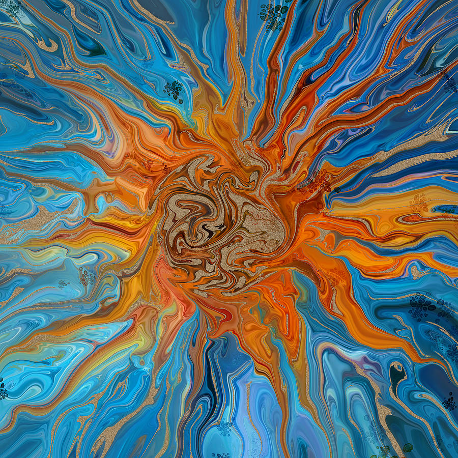 Here comes the sun Painting by Jirka Svetlik