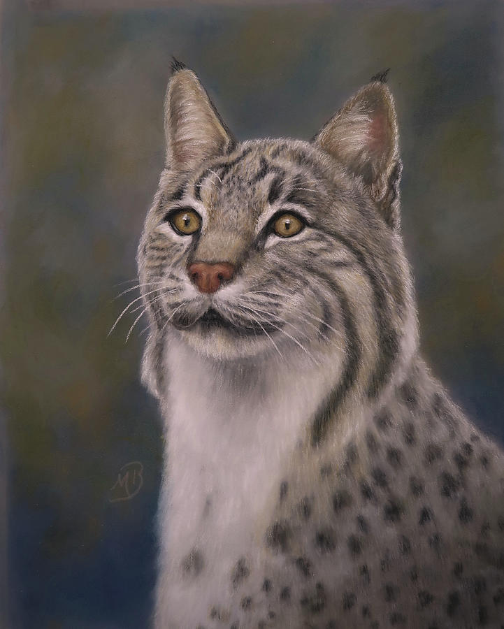 Here Kitty, Kitty Painting by Monica Burnette