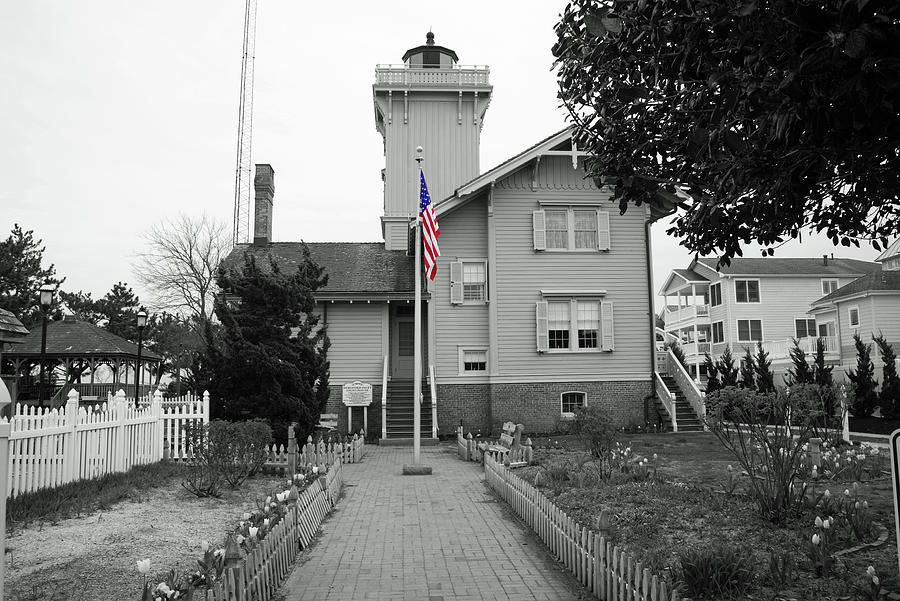 Hereford Inlet Lighthouse Photograph by Greg Graham