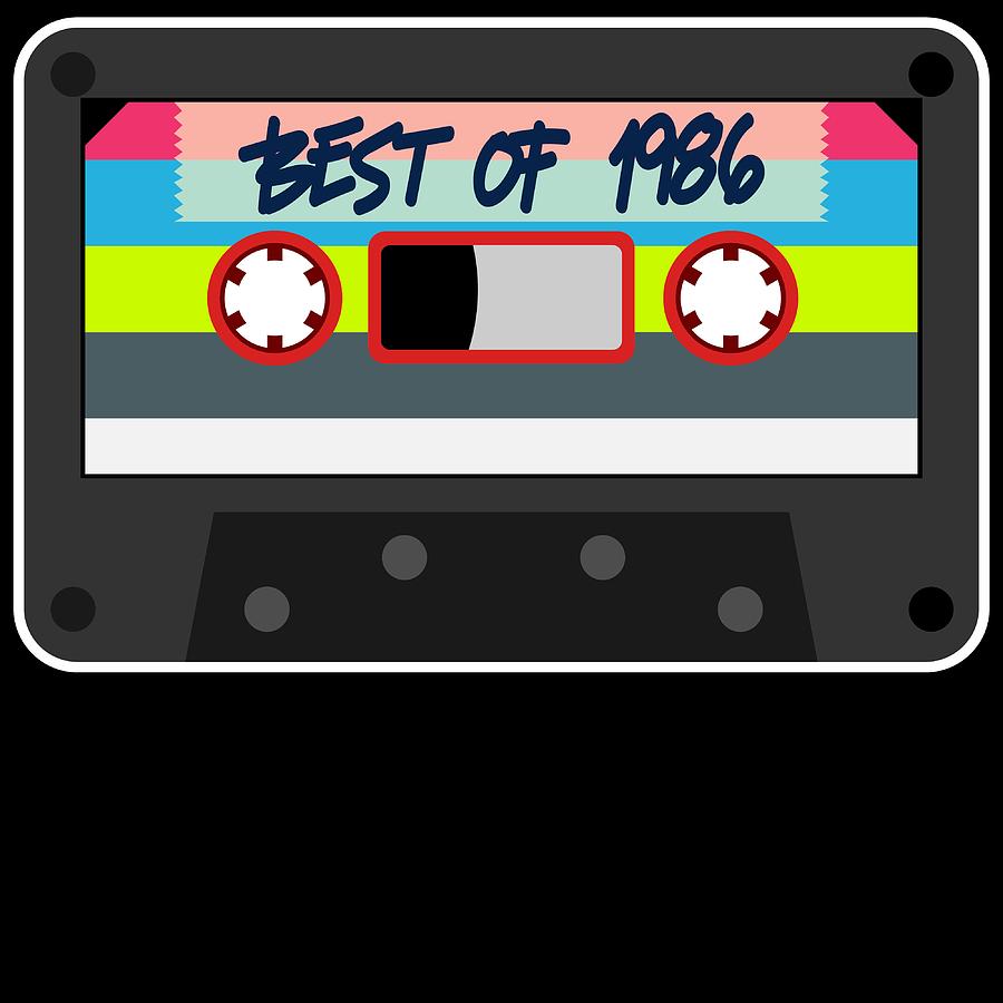 Heres A Great 80s design A Plain 80s Design Saying Best Of 1986 Tape ...