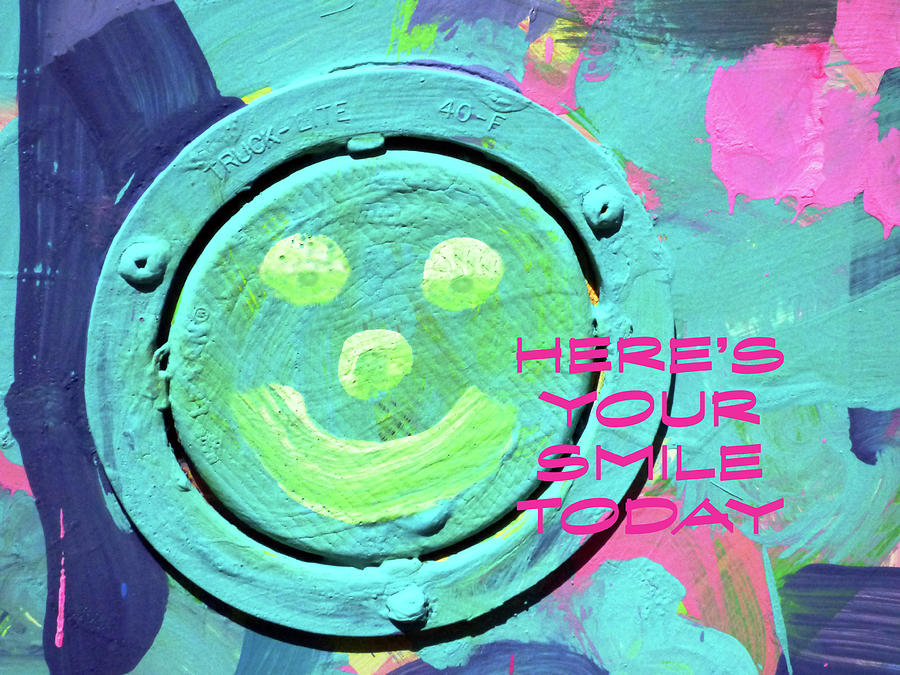 Heres Your Smile Today Mixed Media by Sharon Williams Eng