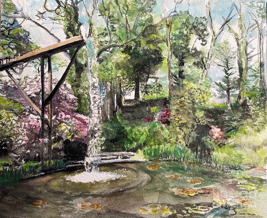 Heritage Gardens Painting by Jamie Derr