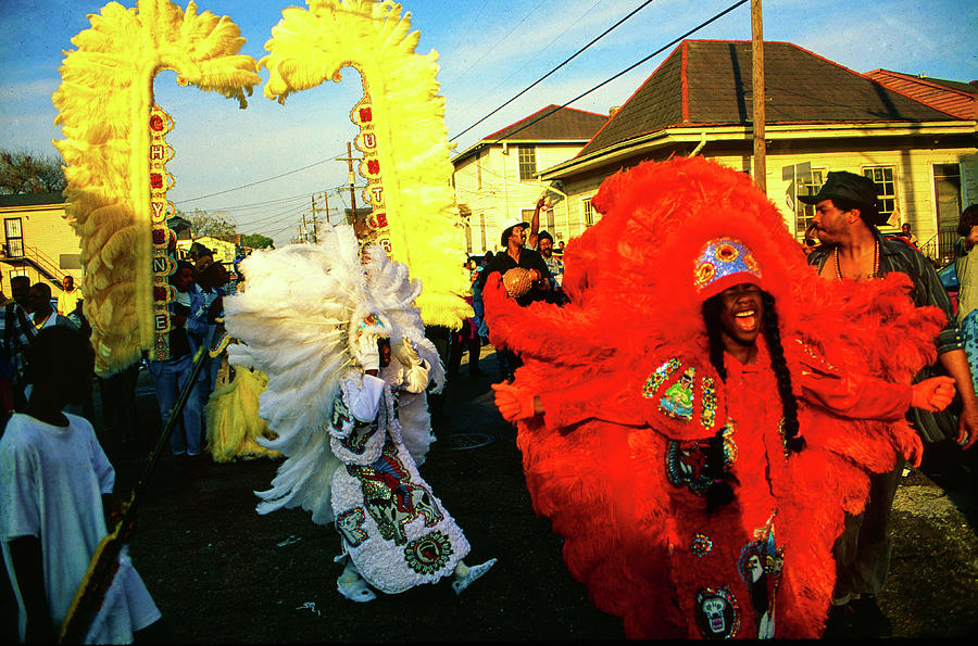 Heritage - Mardi Gras Black Indian Parade, New Orleans Photograph by Earth And Spirit