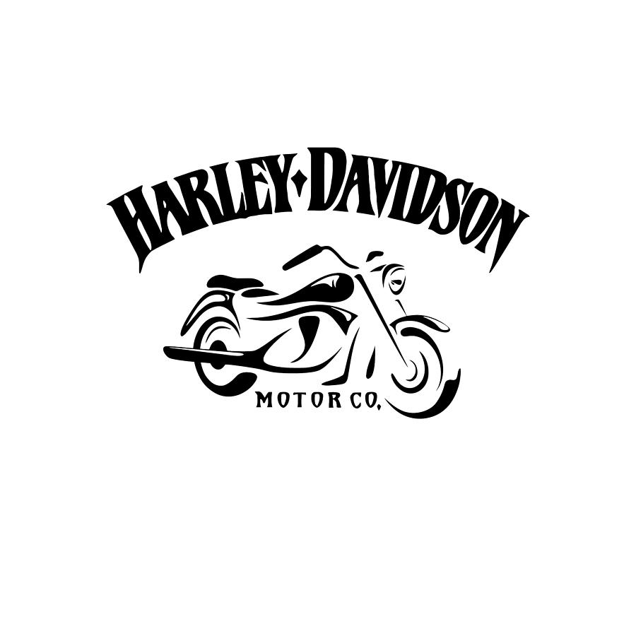 Herley-davidson Motorcycle Design Digital Art By Juangs Shop - Fine Art 