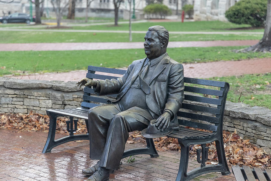 Herman B Wells Statue From Side Photograph By John McGraw - Pixels