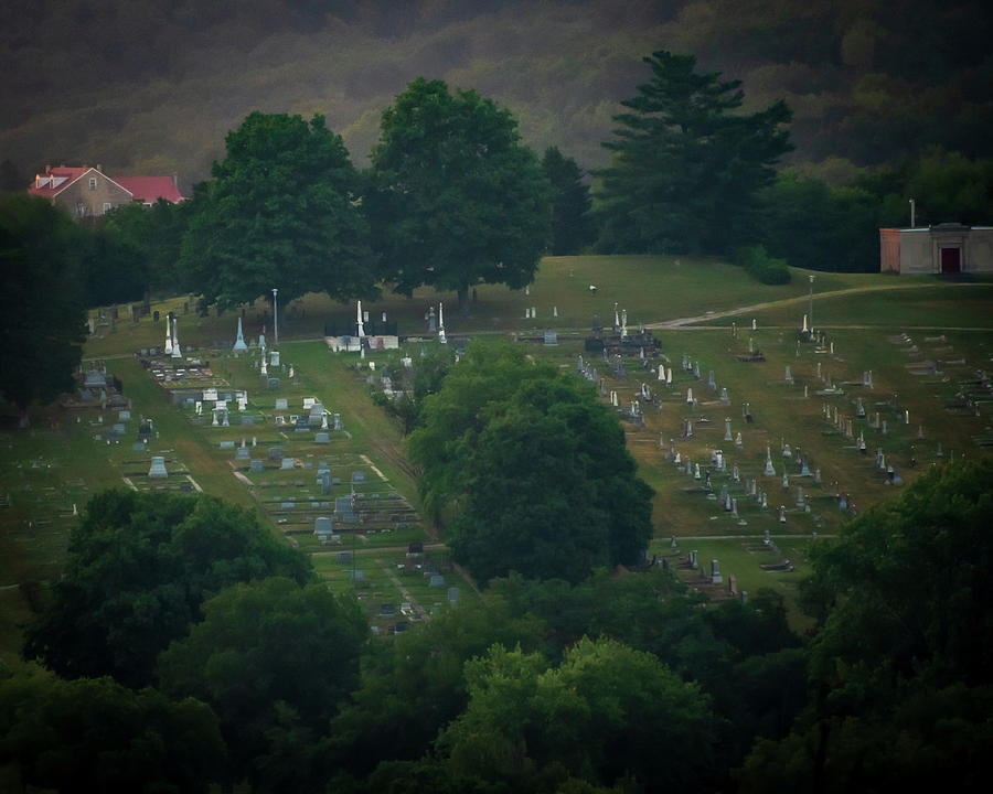 Hermann Hill Cemetery Photograph by Jeff Phillippi