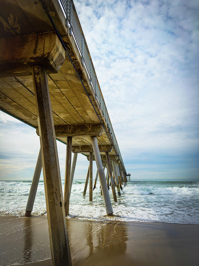 Hermosa Beach Pier Photograph by Joe Schofield