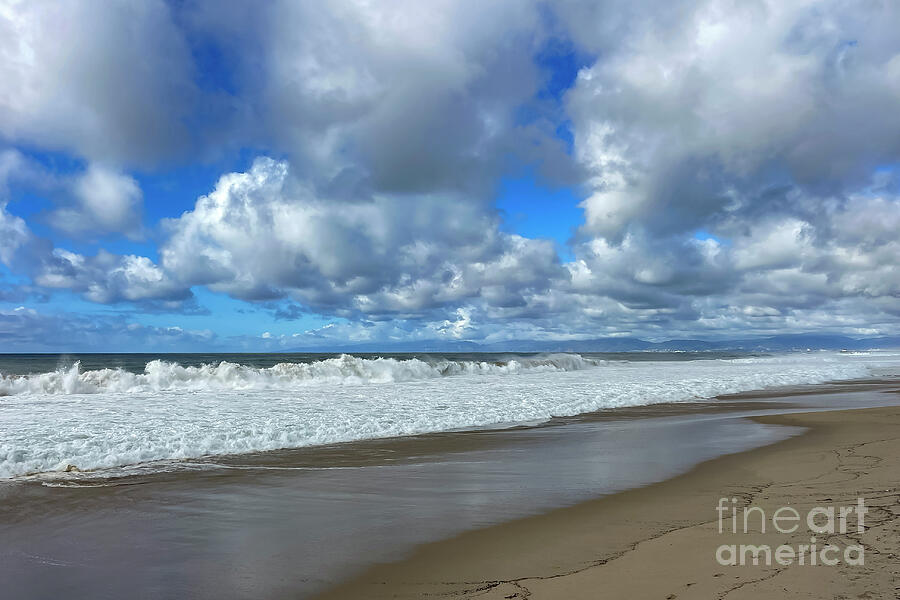 Nature Photograph - Hermosa Beach Waves by Nina Prommer