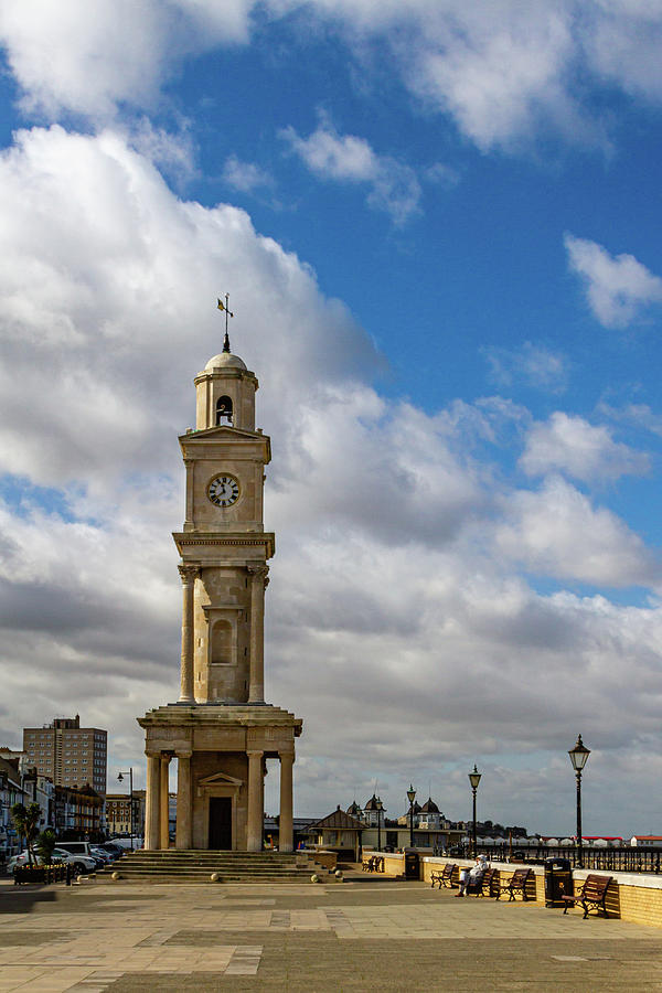 Herne Bay Clock Tower Photograph by Shirley Mitchell