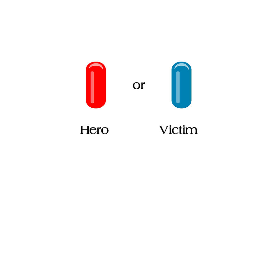Hero Or Victim Digital Art by Az Jackson