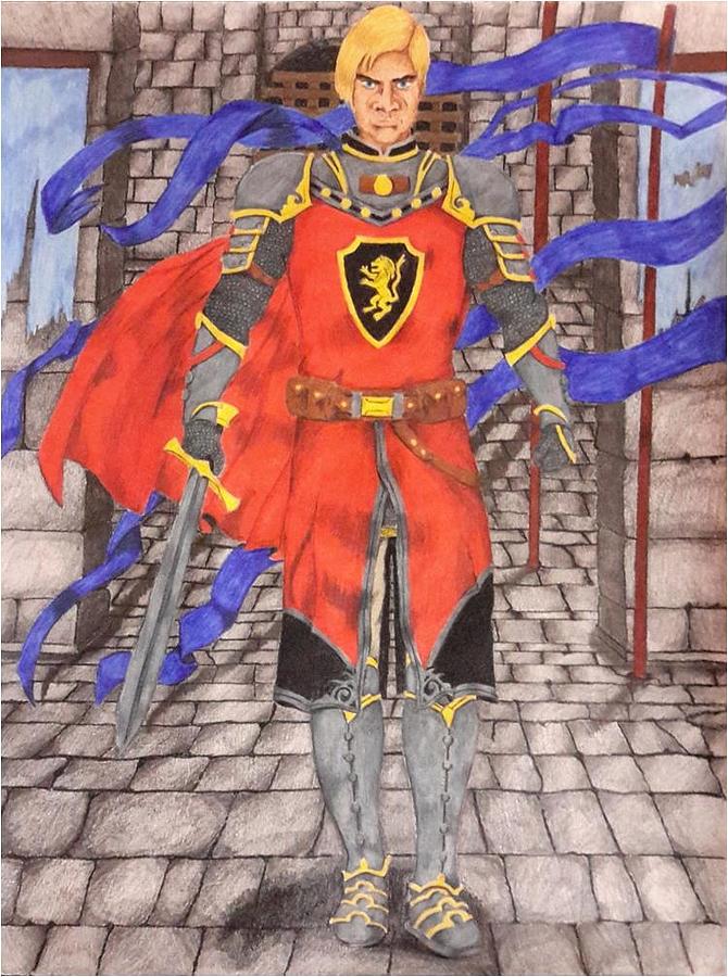 Heroic Knight Drawing by Scott Strozier - Fine Art America