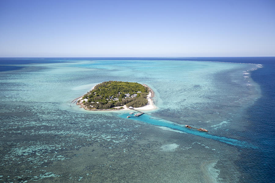 Heron Island, Great Barrier Reef, Australia Photograph by James Morgan